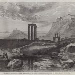 Harry John Johnson – The Olympaeum and Acropolis of Athens from the Banks of the Ilissus exhibited at the British Institution