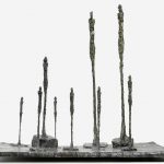 Alberto-Giacometti-The-Glade-Square-Nine-Figures-Bronze-1950-Archives-Fondation-Maeght-Saint